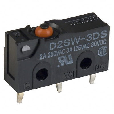 D2SW-3DS by Omron Electronics Inc-EMC Div - SNAP ACT ION SWITCHION SPDT 3A 125V