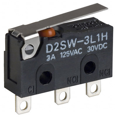 D2SW-3L1HS by Omron Electronics Inc-EMC Div - SNAP ACT ION SWITCHION SPDT 3A 125V