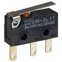 D2SW-3L12DS by Omron Electronics Inc-EMC Div - SNAP ACT ION SWITCH SPST-NC 3A 125V