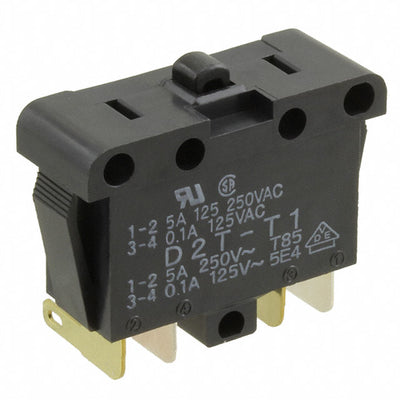 D2T-T1 by Omron Electronics Inc-EMC Div - SNAP ACT ION SWITCH DPST-NO 5A 125V