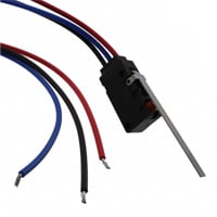D2VW-01L1B-3MS by Omron Electronics Inc-EMC Div - SWITCH SNAP SPST-NO 100MA 125V