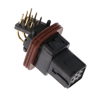 D369-B99-NS4-119P by TE Connectivity Deutsch Connectors - 369 9 WAY PANEL MNT REC, 90 PCB