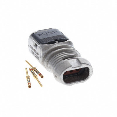 D369-MP33-NP1 by TE Connectivity Deutsch Connectors - 3 WAY,SHIELDED PLUG, CRIMP, PIN