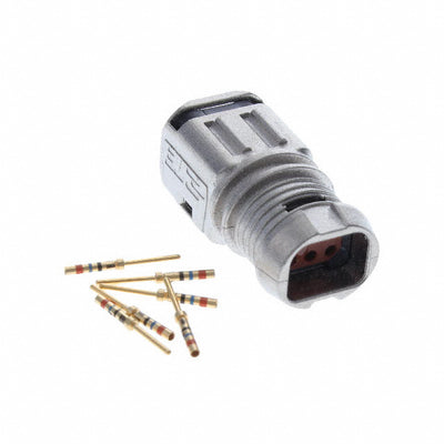 D369-MP66-NP1 by TE Connectivity Deutsch Connectors - 6 WAY,SHIELDED PLUG, CRIMP, PIN