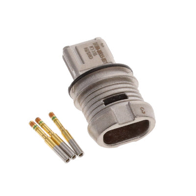 D369-MR33-NS1 by TE Connectivity Deutsch Connectors - 3 WAY, SHIELDED REC, CRIMP, SKT