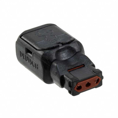D369-P33-NP0 by TE Connectivity Deutsch Connectors - CONNECTOR PLUG HSG 3POS N-KEY