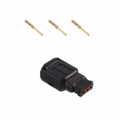 D369-P33-NP1 by TE Connectivity Deutsch Connectors - 369 3 WAY PLUG, CRIMP, PIN
