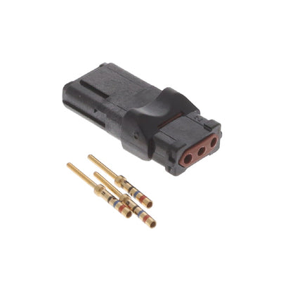 D369-R33-NP1 by TE Connectivity Deutsch Connectors - 369 3 WAY REC, CRIMP, PIN