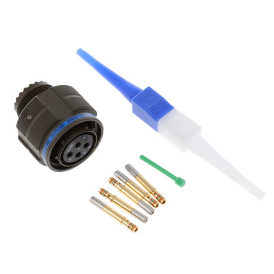 D38999/26WC4SN by Amphenol Aerospace Operations - CONNECTOR PLUG FMALE 4POS GOLD CRIMP