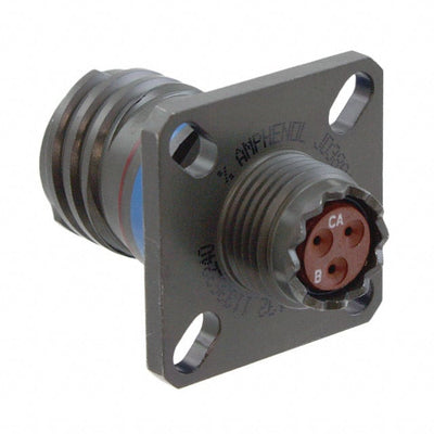 D38999/20WA98SALC by Amphenol Aerospace Operations - CONNECTOR RECPT HSNG FMALE 3POS PNL MT