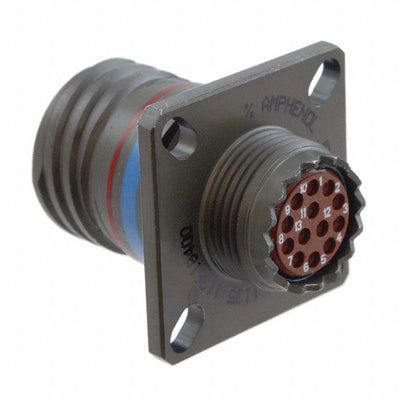 D38999/20WB35SNLC by Amphenol Aerospace Operations - CONNECTOR RECPT HSG FMALE 13POS PNL MT