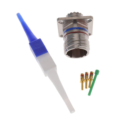 D38999/20FB2PN by Amphenol Aerospace Operations - CONNECTOR RECPT MALE 2POS GOLD CRIMP