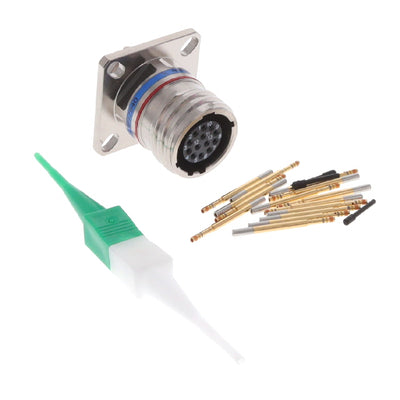 D38999/20FB35SA by Amphenol Aerospace Operations - CONNECTOR RECPT FMALE 13POS GOLD CRIMP