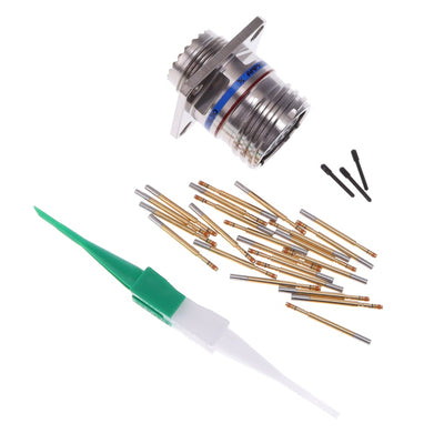 D38999/20FC35SN by Amphenol Aerospace Operations - CONNECTOR RECPT FMALE 22POS GOLD CRIMP