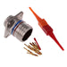 D38999/20FC8PN by Amphenol Aerospace Operations - CONNECTOR RECPT MALE 8POS GOLD CRIMP