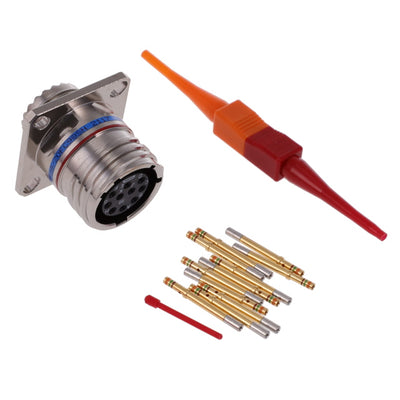 D38999/20FC98SN by Amphenol Aerospace Operations - CONNECTOR RECPT FMALE 10POS GOLD CRIMP