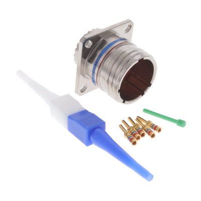 D38999/20FD5PN by Amphenol Aerospace Operations - CONNECTOR RECPT MALE 5POS GOLD CRIMP