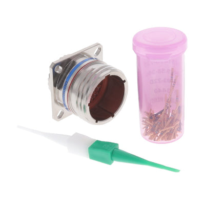 D38999/20FE35PN by Amphenol Aerospace Operations - CONNECTOR RECPT MALE 55POS GOLD CRIMP