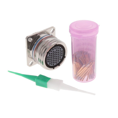 D38999/20FE35SB by Amphenol Aerospace Operations - CONNECTOR RECPT FMALE 55POS GOLD CRIMP