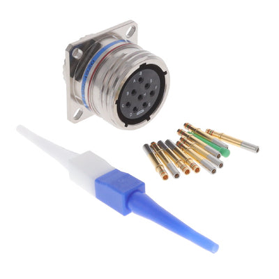 D38999/20FE8SN by Amphenol Aerospace Operations - CONNECTOR RECPT FMALE 8POS GOLD CRIMP