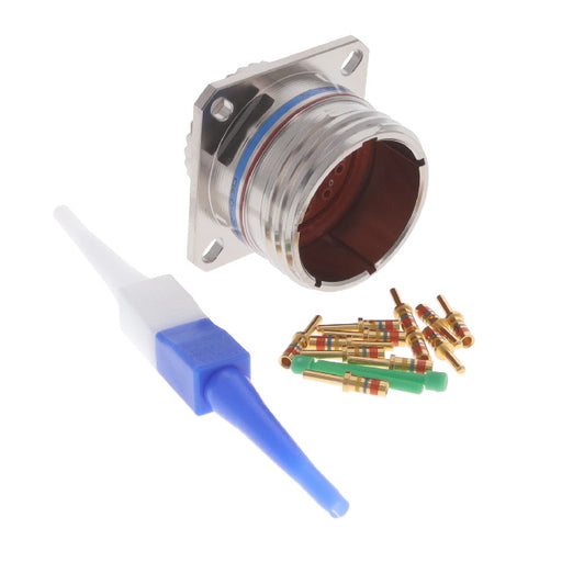 D38999/20FF11PN by Amphenol Aerospace Operations - CONNECTOR RECPT MALE 11POS GOLD CRIMP