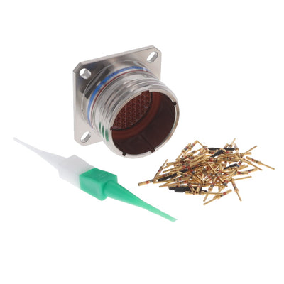 D38999/20FF35PN by Amphenol Aerospace Operations - CONNECTOR RECPT MALE 66POS GOLD CRIMP