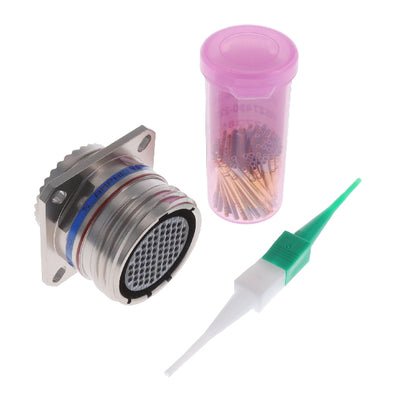 D38999/20FF35SA by Amphenol Aerospace Operations - CONNECTOR RECPT FMALE 66POS GOLD CRIMP