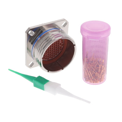 D38999/20FH35PN by Amphenol Aerospace Operations - CONNECTOR RECPT MALE 100POS GOLD CRIMP