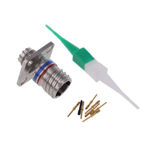 D38999/20KA35PN by Amphenol Aerospace Operations - CONNECTOR RECPT MALE 6POS GOLD CRIMP