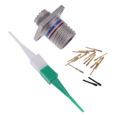 D38999/20MB35PN by Amphenol Aerospace Operations - CONNECTOR RECPT MALE 13POS GOLD CRIMP