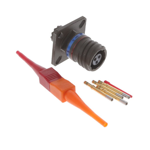 D38999/20WA98SA by Amphenol Aerospace Operations - CONNECTOR RECPT FMALE 3POS GOLD CRIMP