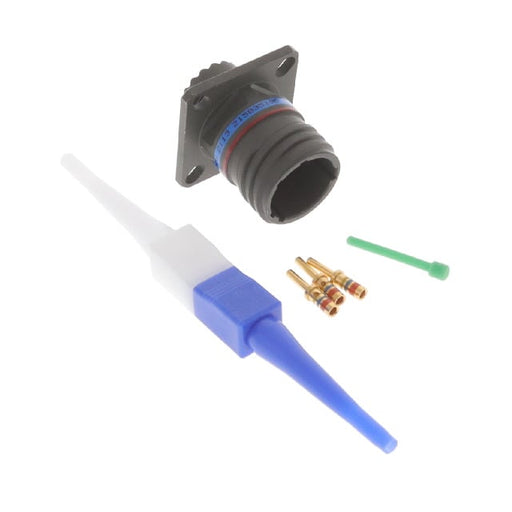 D38999/20WB2PN by Amphenol Aerospace Operations - CONNECTOR RECPT MALE 2POS GOLD CRIMP