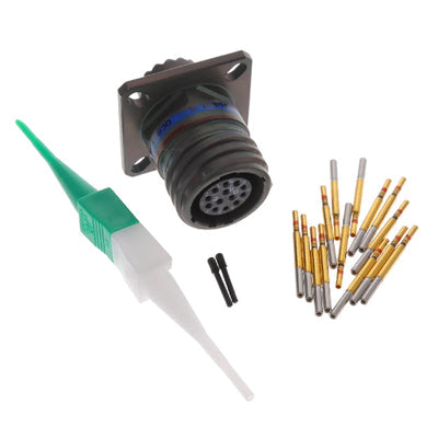 D38999/20WB35SA by Amphenol Aerospace Operations - CONNECTOR RECPT FMALE 13POS GOLD CRIMP
