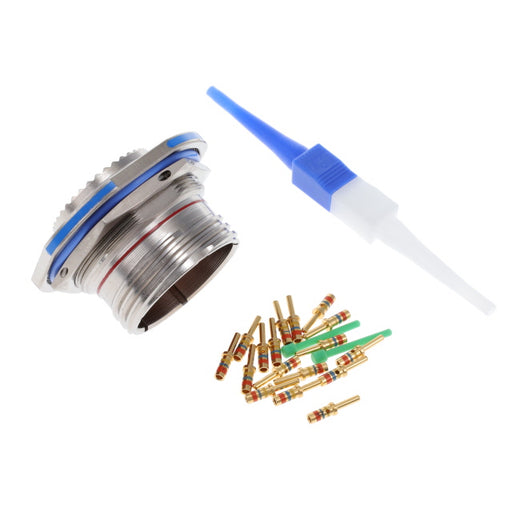 D38999/24FG16PN by Amphenol Aerospace Operations - CONNECTOR RECPT MALE 16POS GOLD CRIMP