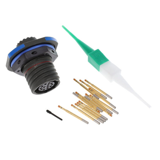 D38999/24JB35SN by Amphenol Aerospace Operations - CONNECTOR RECPT FMALE 13POS GOLD CRIMP