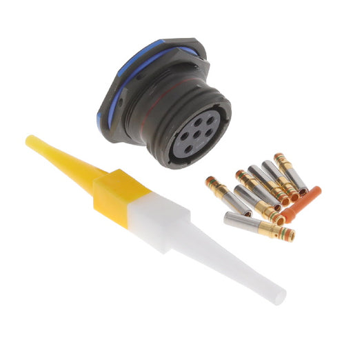 D38999/24WE6SN by Amphenol Aerospace Operations - CONNECTOR RECPT FMALE 6POS GOLD CRIMP