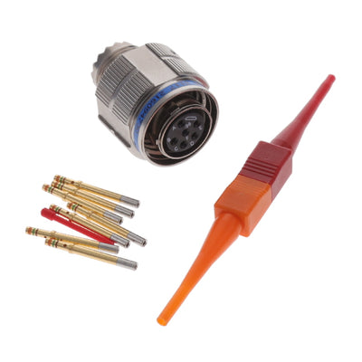 D38999/26FB98SA by Amphenol Aerospace Operations - CONNECTOR PLUG FMALE 6POS GOLD CRIMP