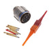 D38999/26FB98SA by Amphenol Aerospace Operations - CONNECTOR PLUG FMALE 6POS GOLD CRIMP