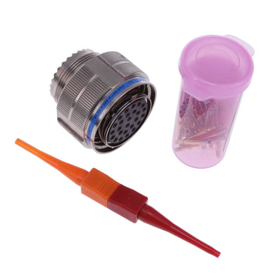 D38999/26FE26SA by Amphenol Aerospace Operations - CONNECTOR PLUG FMALE 26POS GOLD CRIMP