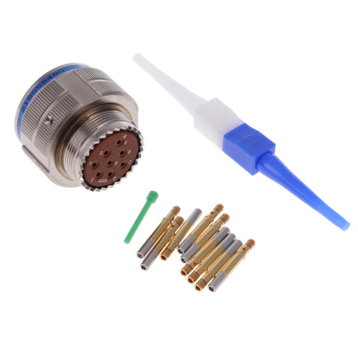 D38999/26FE8SN by Amphenol Aerospace Operations - CONNECTOR PLUG FMALE 8POS GOLD CRIMP