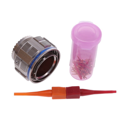 D38999/26FF32PN by Amphenol Aerospace Operations - CONNECTOR PLUG MALE 32POS GOLD CRIMP