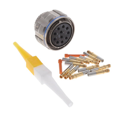 D38999/26FG11SA by Amphenol Aerospace Operations - CONNECTOR PLUG FMALE 11POS GOLD CRIMP