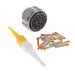 D38999/26FG11SA by Amphenol Aerospace Operations - CONNECTOR PLUG FMALE 11POS GOLD CRIMP