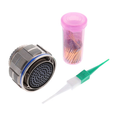 D38999/26FG35SN by Amphenol Aerospace Operations - CONNECTOR PLUG FMALE 79POS GOLD CRIMP