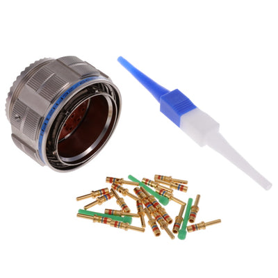 D38999/26FH21PN by Amphenol Aerospace Operations - CONNECTOR PLUG MALE 21POS GOLD CRIMP