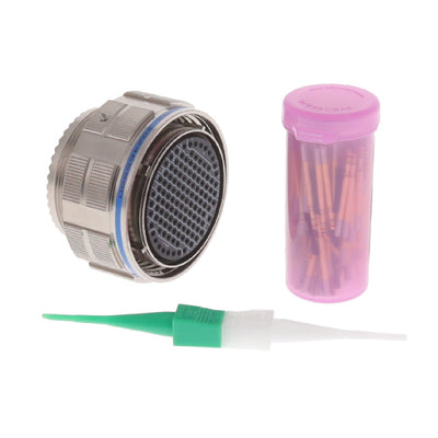 D38999/26FJ35SN by Amphenol Aerospace Operations - CONNECTOR PLUG FMALE 128P GOLD CRIMP