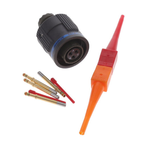 D38999/26JA98SN by Amphenol Aerospace Operations - CONNECTOR PLUG FMALE 3POS GOLD CRIMP