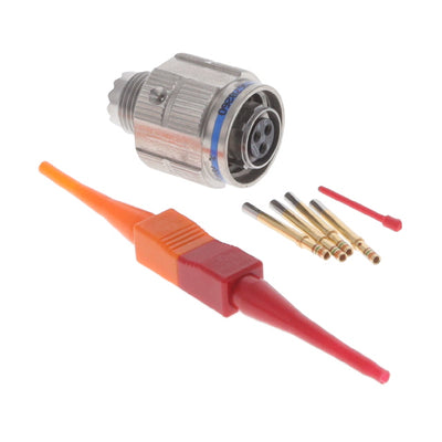 D38999/26KA98SB by Amphenol Aerospace Operations - CONNECTOR PLUG FMALE 3POS GOLD CRIMP