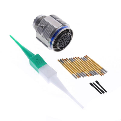 D38999/26KB35SN by Amphenol Aerospace Operations - CONNECTOR PLUG FMALE 13POS GOLD CRIMP