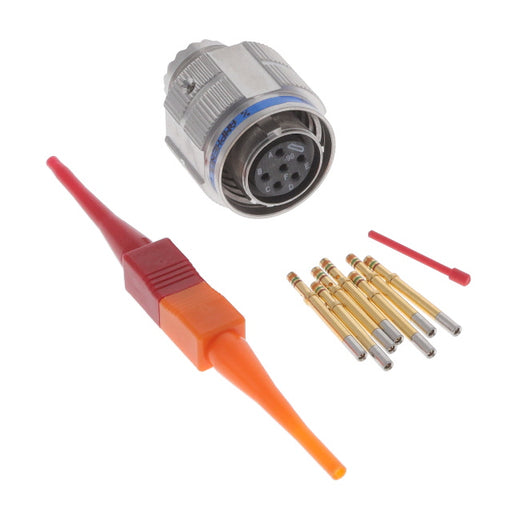 D38999/26KB98SN by Amphenol Aerospace Operations - CONNECTOR PLUG FMALE 6POS GOLD CRIMP